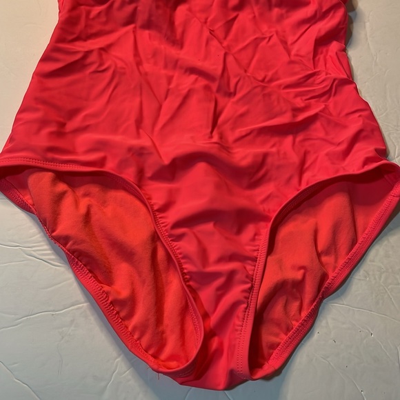New Catalina peach coral one piece swimsuit size L - Picture 5 of 6